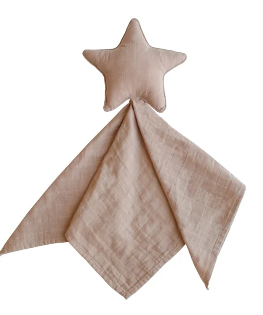 Star Lovey Blanket - Natural