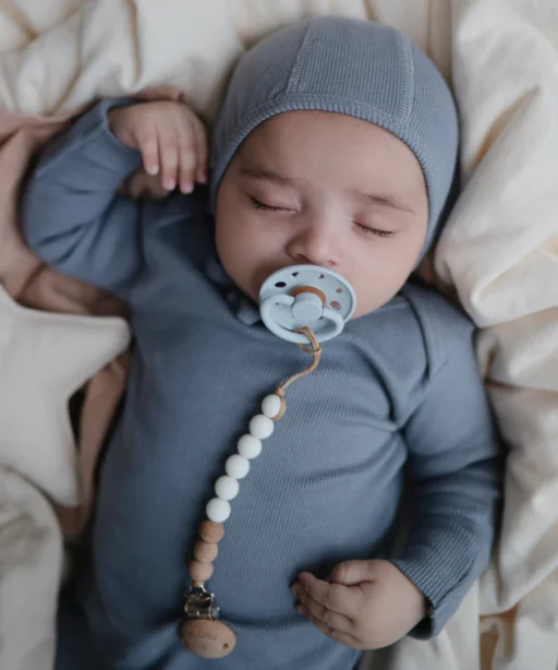 Alternative view of Ribbed Knotted Baby Gown - Tradewinds