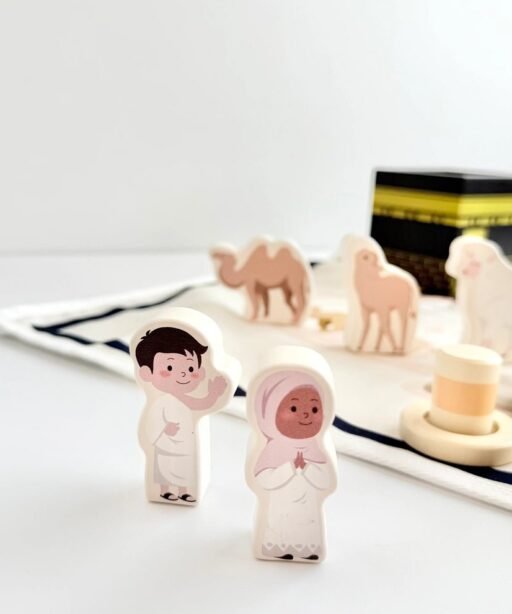 Alternative view of Hajj Rites Blocks + Play Mat