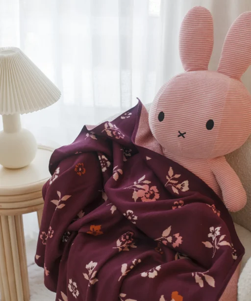 Alternative view of Sweet Plum Blanket