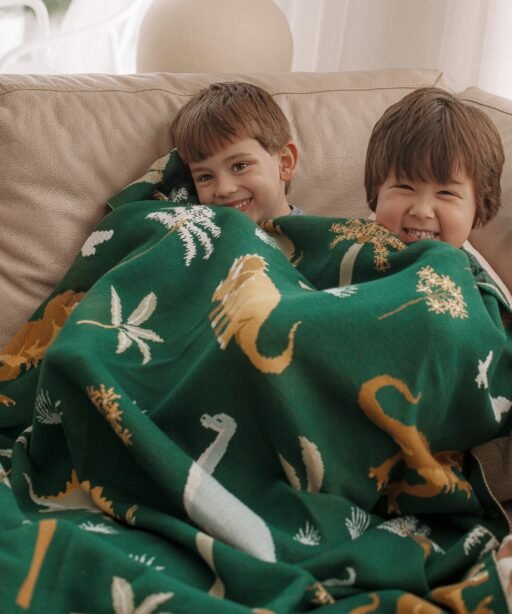 Dinos Throw Blanket
