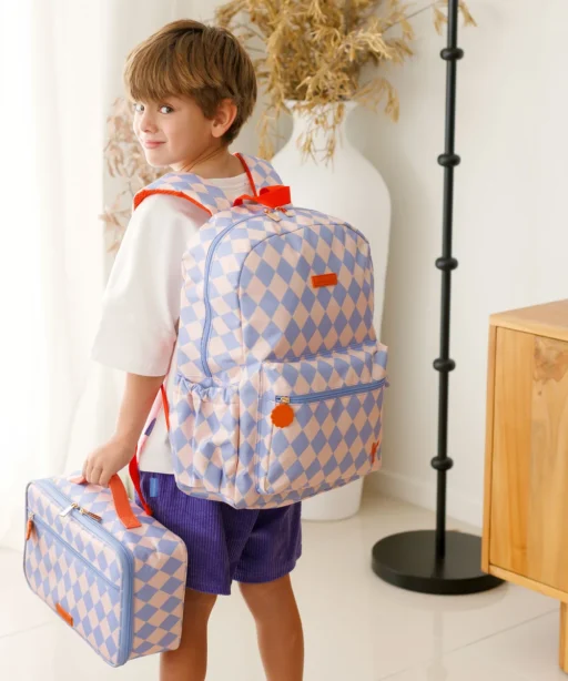 Alternative view of Blue Diamonds Backpack